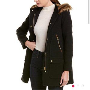 J Crew Chateau Parka Black